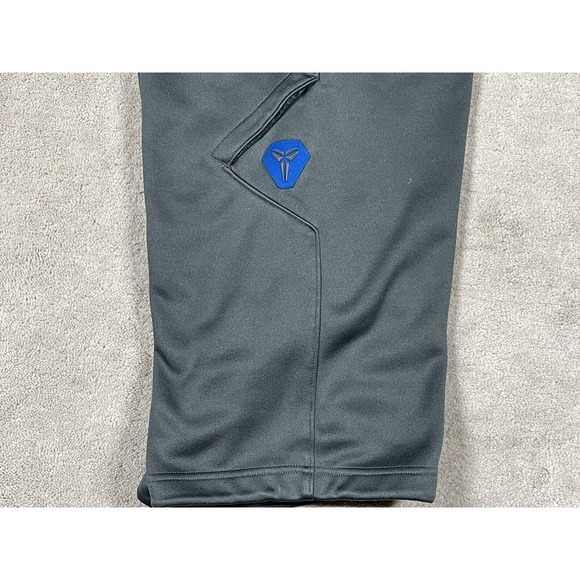Nike Kobe Bryant Sweatpants Men's L Gray Black Mamba 100% Polyester
